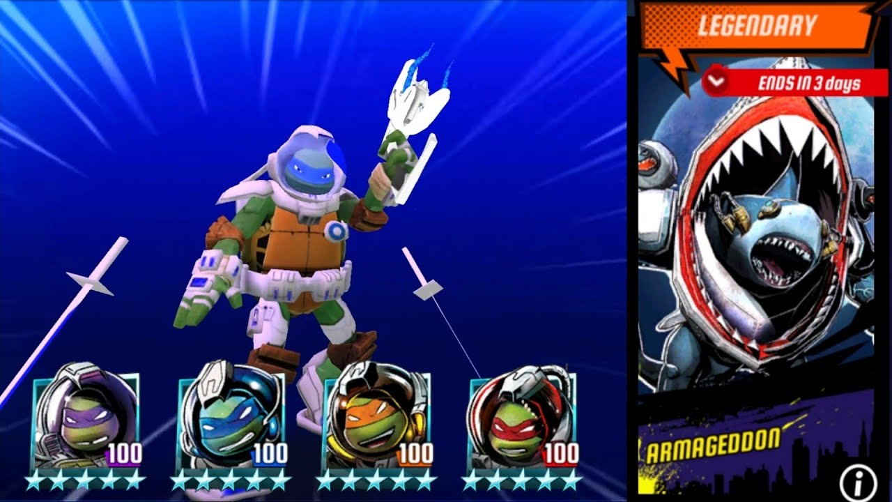 Teenage Mutant Ninja Turtles Legends Gameplay - Legendary Armageddon Challenge [Armaggon Challenge]