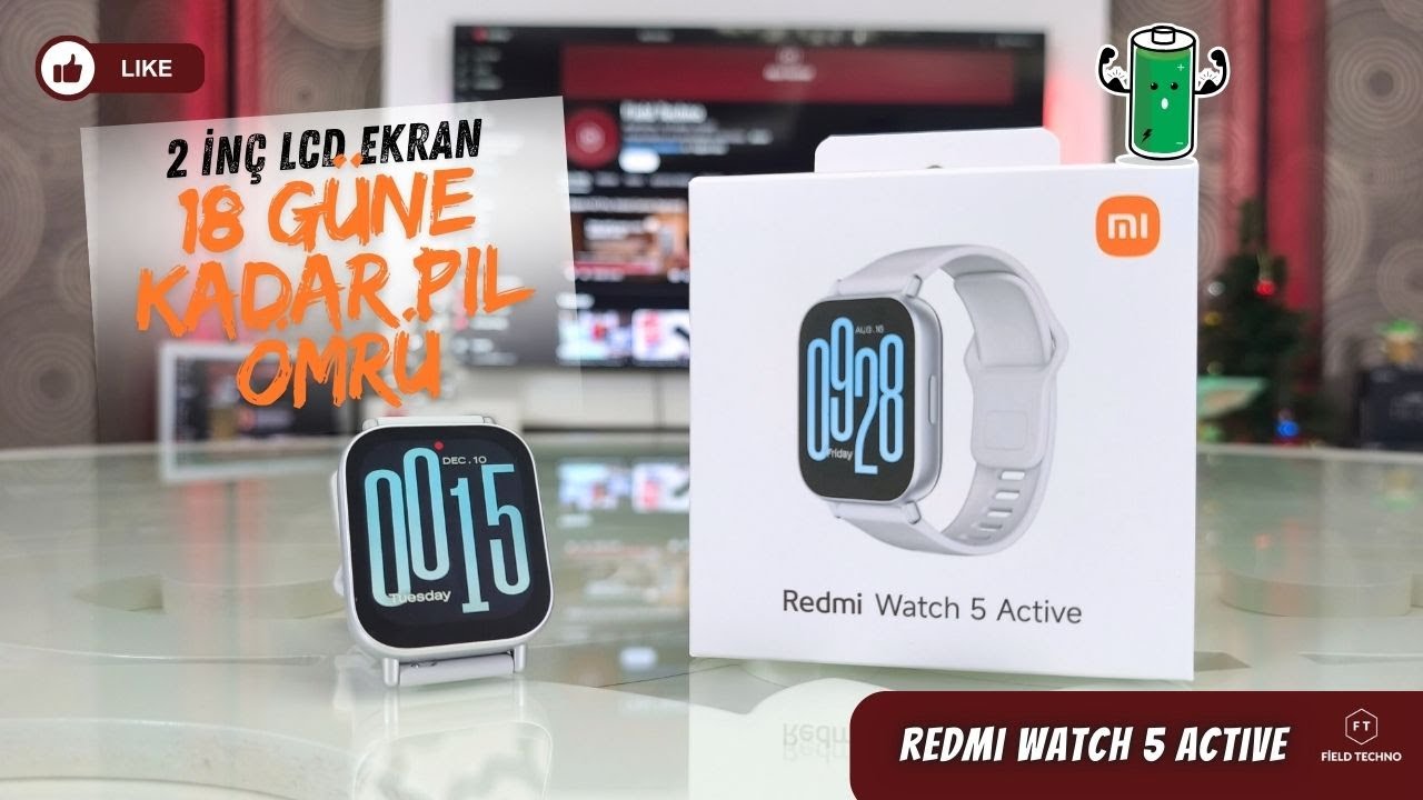 Dikkat Çeken Redmi Watch 5 Active! DETAYLI İNCELEME !