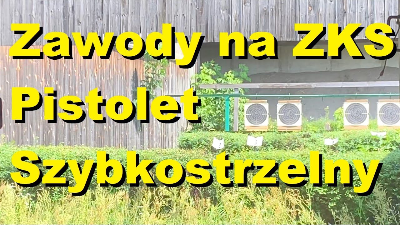 ZKS Warszawa: Zawody - Pistolet Szybkostrzelny bocznego zapłonu