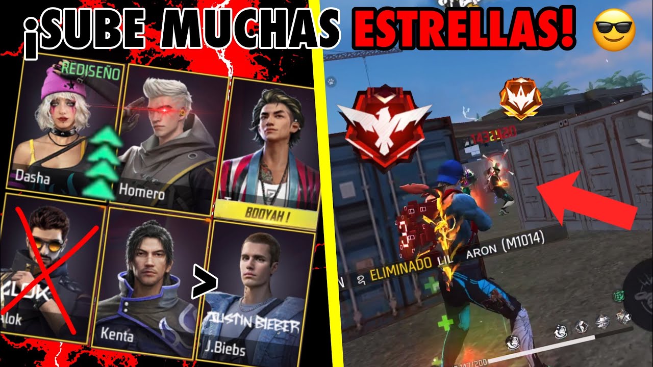 🔴5 MEJORES HABILIDADES para DUELO CLASIFICATORIA 🔥¡SUBE A HEROICO Y MAESTRO! FREE FIRE