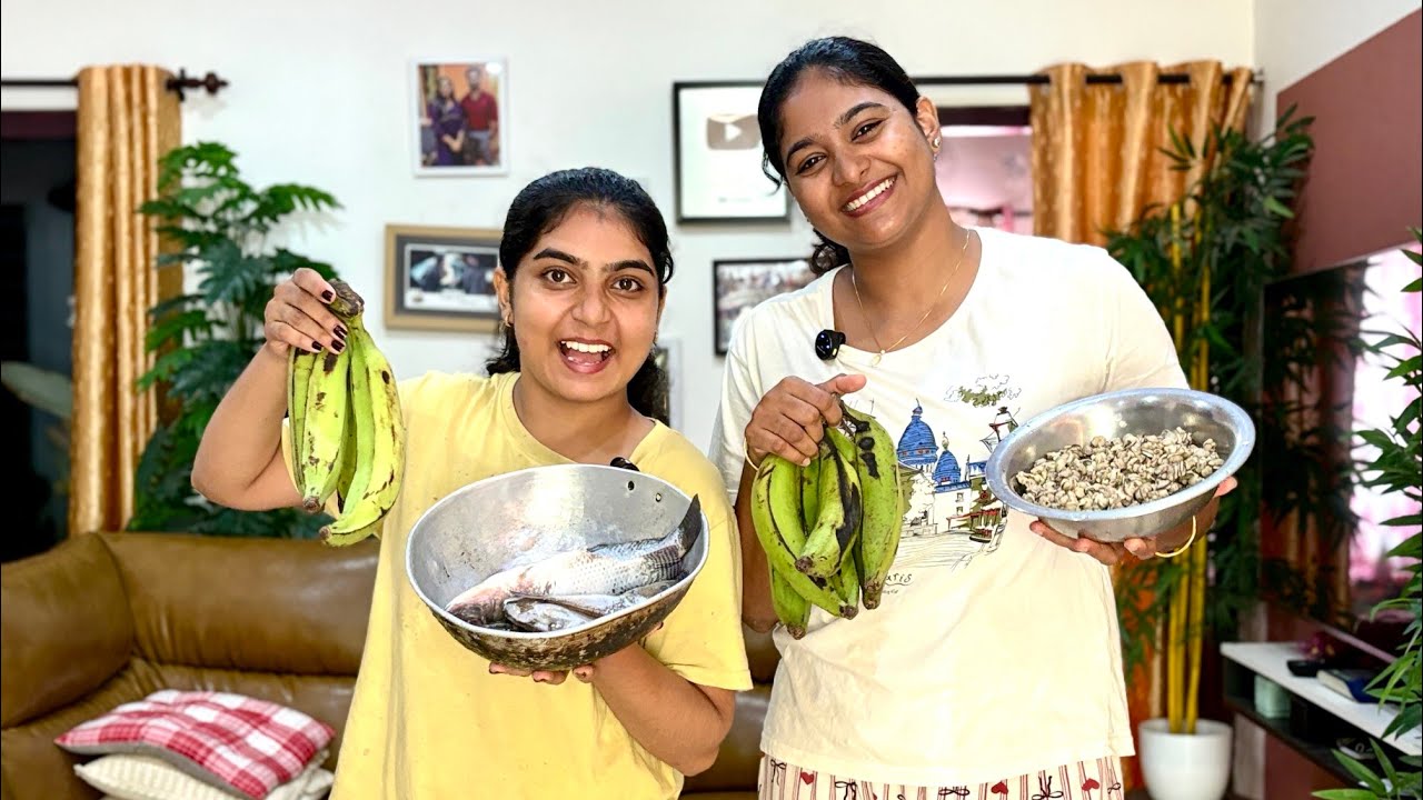 അമ്മയുടെ Special കക്കയിറച്ചിയും അച്ചുവിന്റെ Special Fish നിർവാണയും🐠🍲🥰