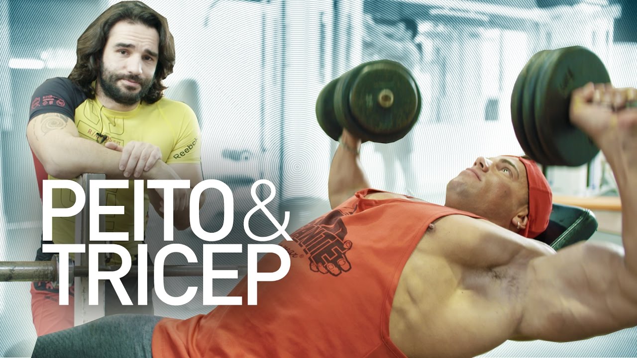 Plano Treino Hipertrofia - Dia 1 Peito e Tricep! /Bodybuilding Plan - Day 1 Chest and Triceps