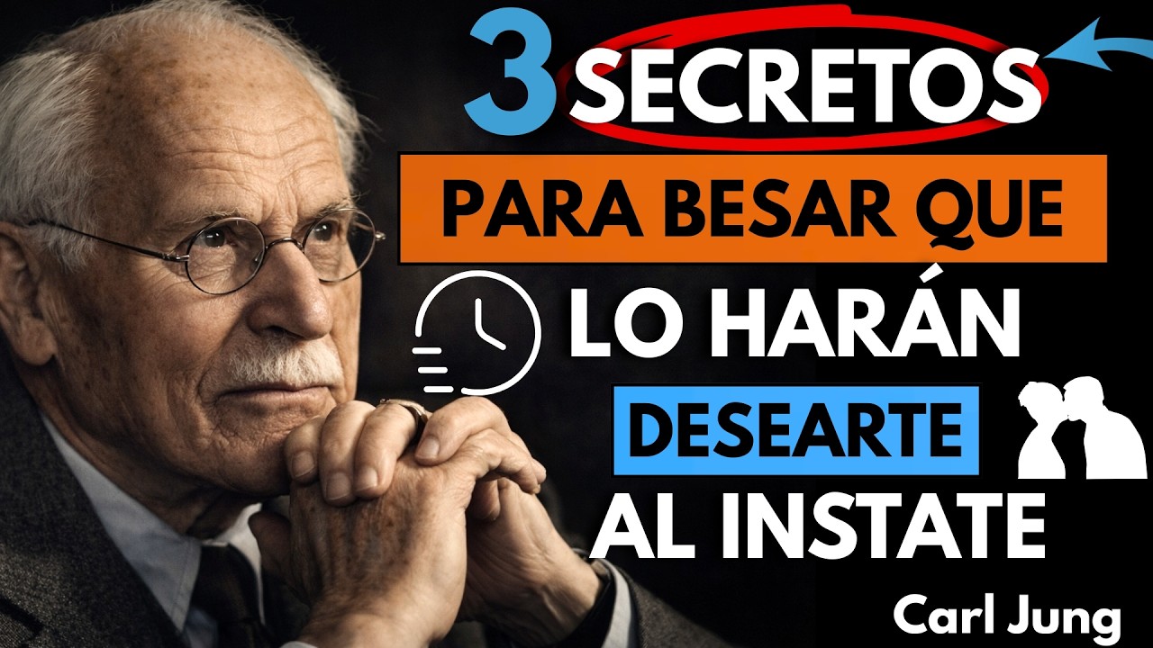 3 secretos para BESAR y despertar deseo inmediato en un hombre | Carl Jung