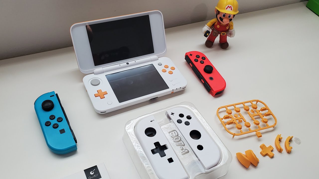 FIXING Joy-Con Drift/CUSTOMIZED New Nintendo 2DS XL Themed Shell Swap
