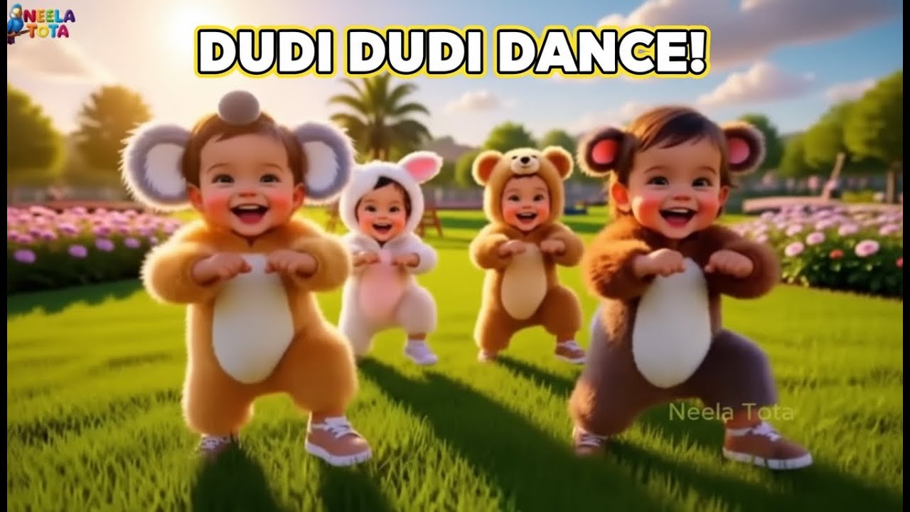 Dudi Dudi Dam Dam Dance 💃 | Dodi Dodi Dum Dum Kids Dance | Funny Kids Videos | Kids Rhymes #dudidudi