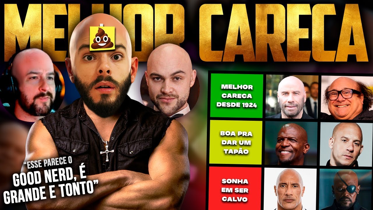 As MELHORES CARECAS do CINEMA | Tier Rafa #12 (feat. Miguel Peewee & Cescon)