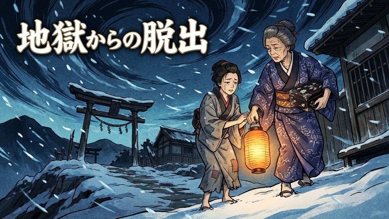 「幽霊はやめます」地獄の家を捨てた姑と嫁。針箱一つで掴んだ逆転劇