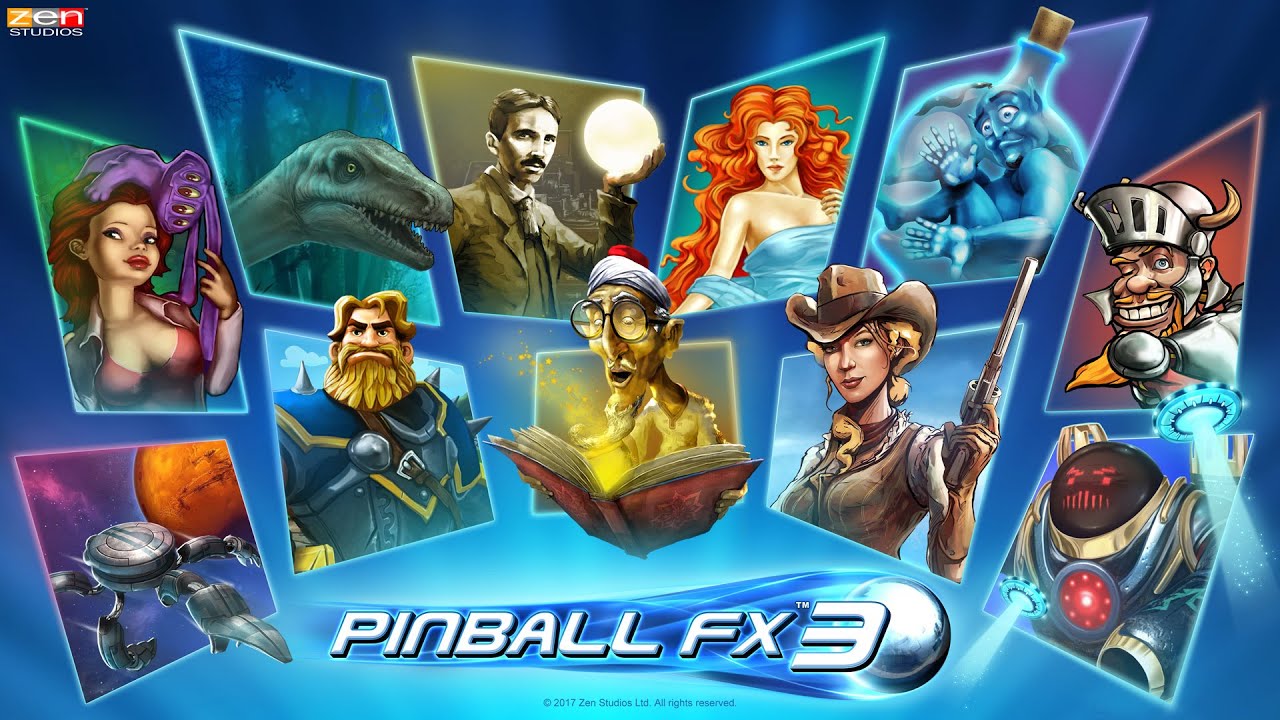 Pinball FX3 Game ALL DLC &  Priview Video All Collection Test.1 (PC GAME)