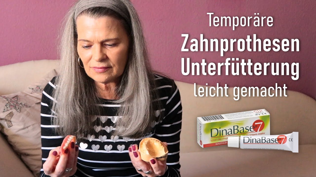 DinaBase7: Die Zahnprothesen Unterfütterung für zu Hause - Never2Late