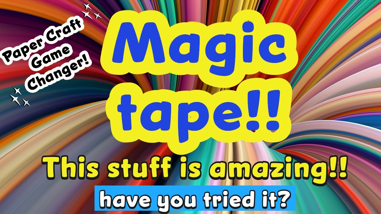 🌟MAGIC TAPE DISCOVERY🌟how did I not know about this? HAVE YOU TRIED IT?