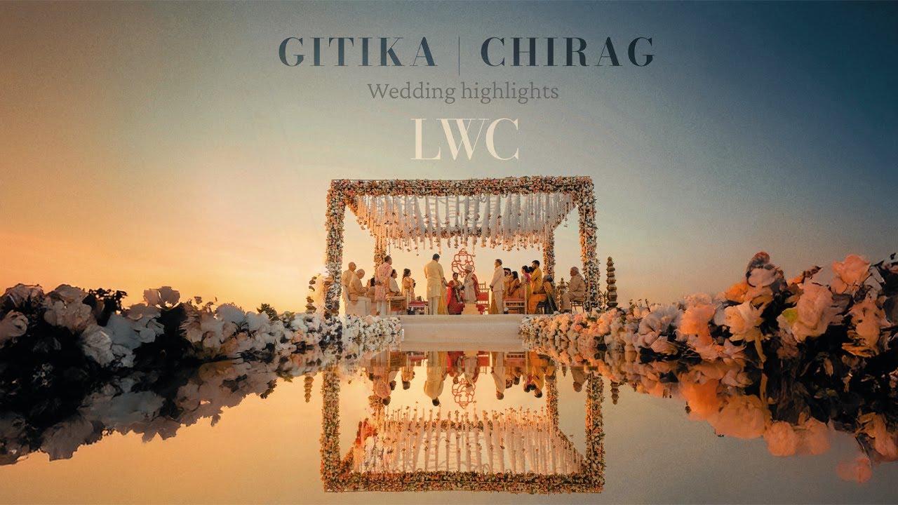 Sundowner Wedding Perfection: Love, Lights & Sunset Vibes | Gitika & Chirag | 4K Video