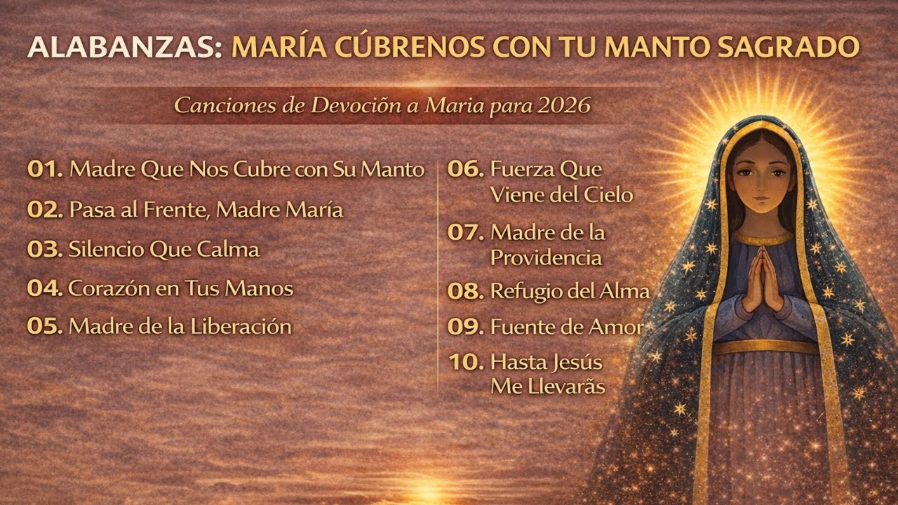 “Madre María, Cúbrenos con Tu Manto – Cantos y Alabanzas de Protección, Paz y Entrega Total”