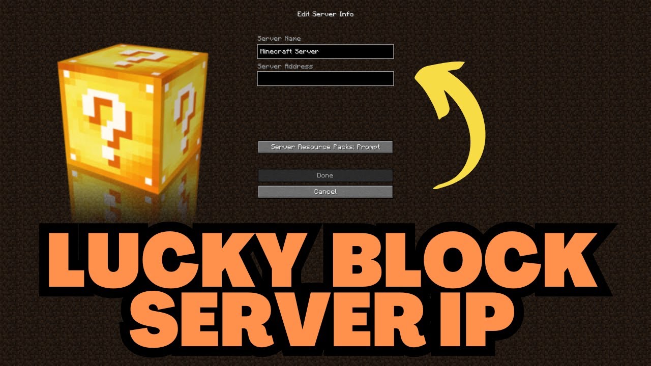 Minecraft Lucky Block Server IP 2024