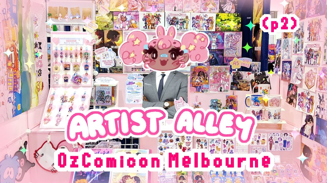 MY BEST ARTIST ALLEY SO FAR! 🤭 👽 | OzComicon Melbourne Artist Alley Vlog