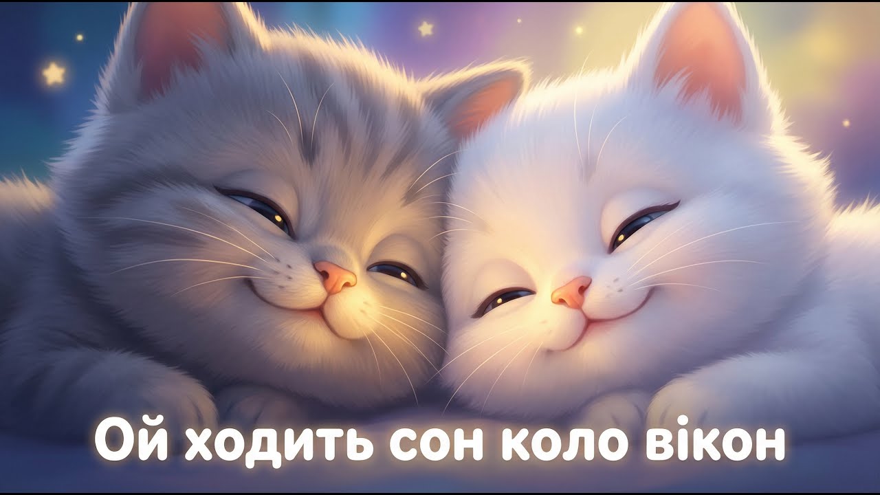 Ой ходить сон коло вікон 🌙 Колискова для сну | 30 хв