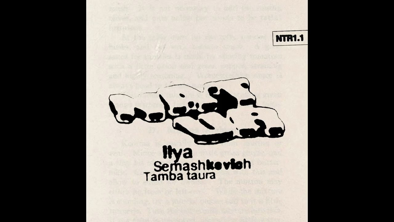 Ilya Semashkevich - Tamba taura live (CD, Album)