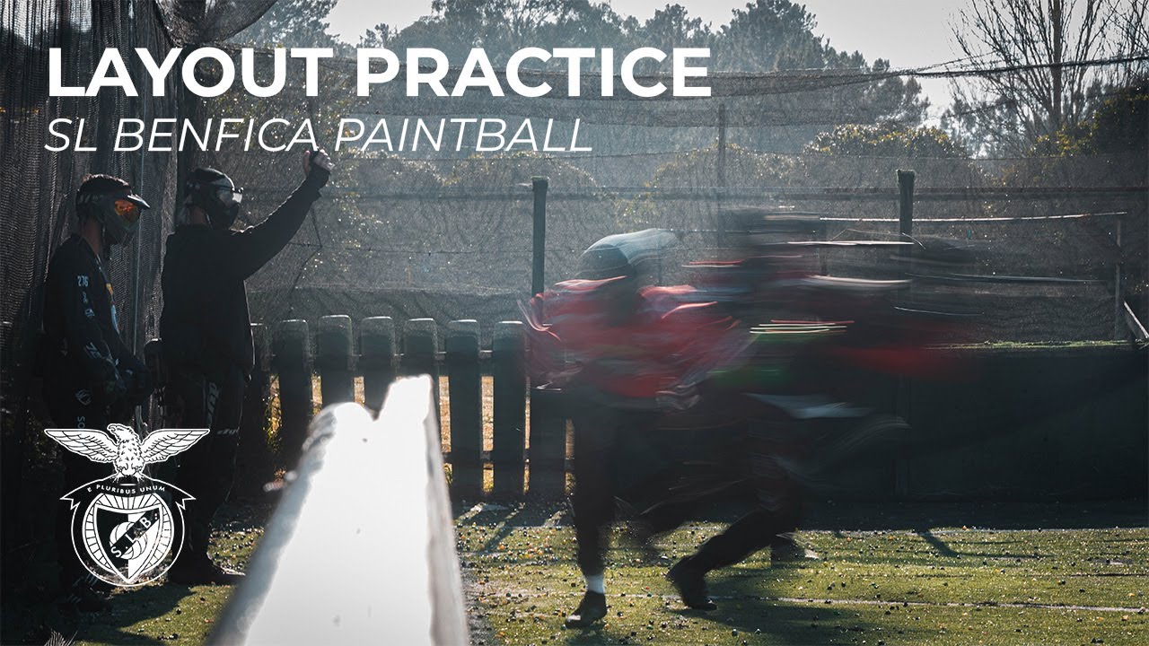 NATIONAL CHAMPIONSHIP LAYOUT PRACTICE // SL Benfica Paintball