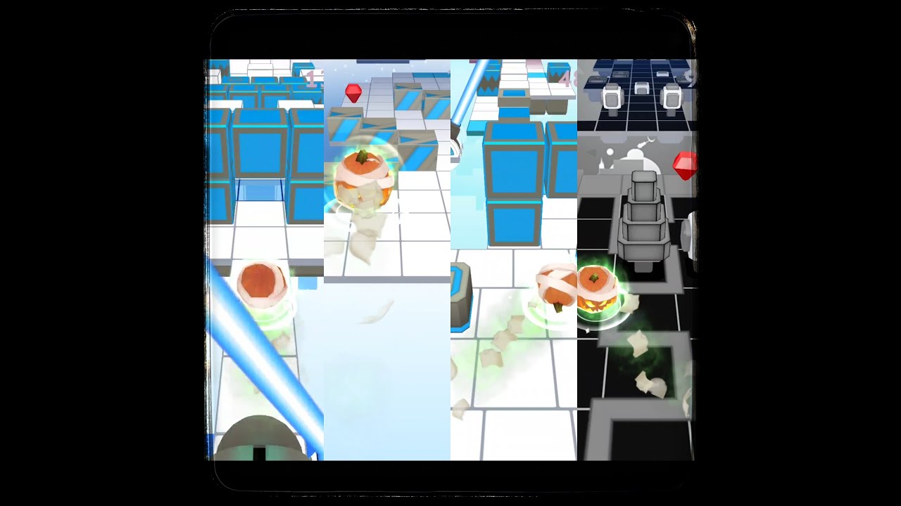 Rolling Sky – Ice Labyrinth and Ice Tetris, Port of Labyrinth and Ruins Tetris
