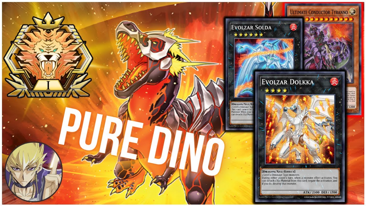 RAMPAGING Through Ranked With PURE DINO! Master Rank Replays + Decklist (Yu-Gi-Oh! Master Duel)