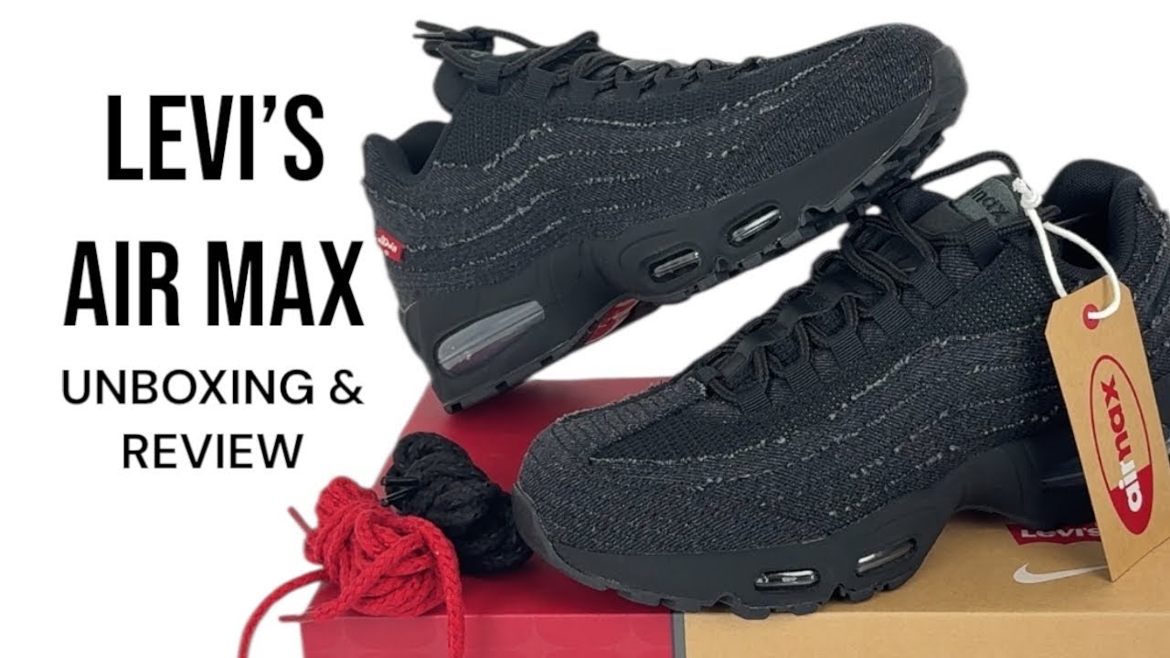 Nike x Levis Air Max 95 OG Black HM4743-001 - Review & Unboxing