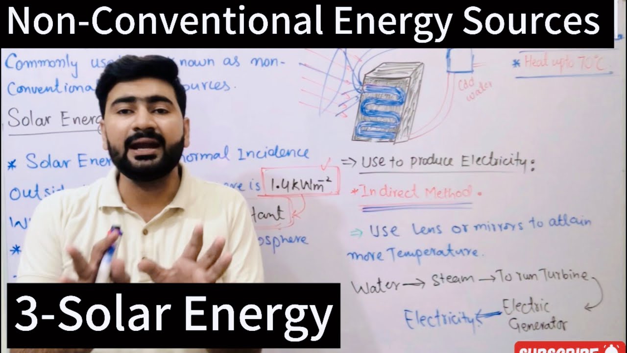Non Conventional Energy Sources | Solar Energy | Chapter 4 | Work and Energy | Class 11 Physics