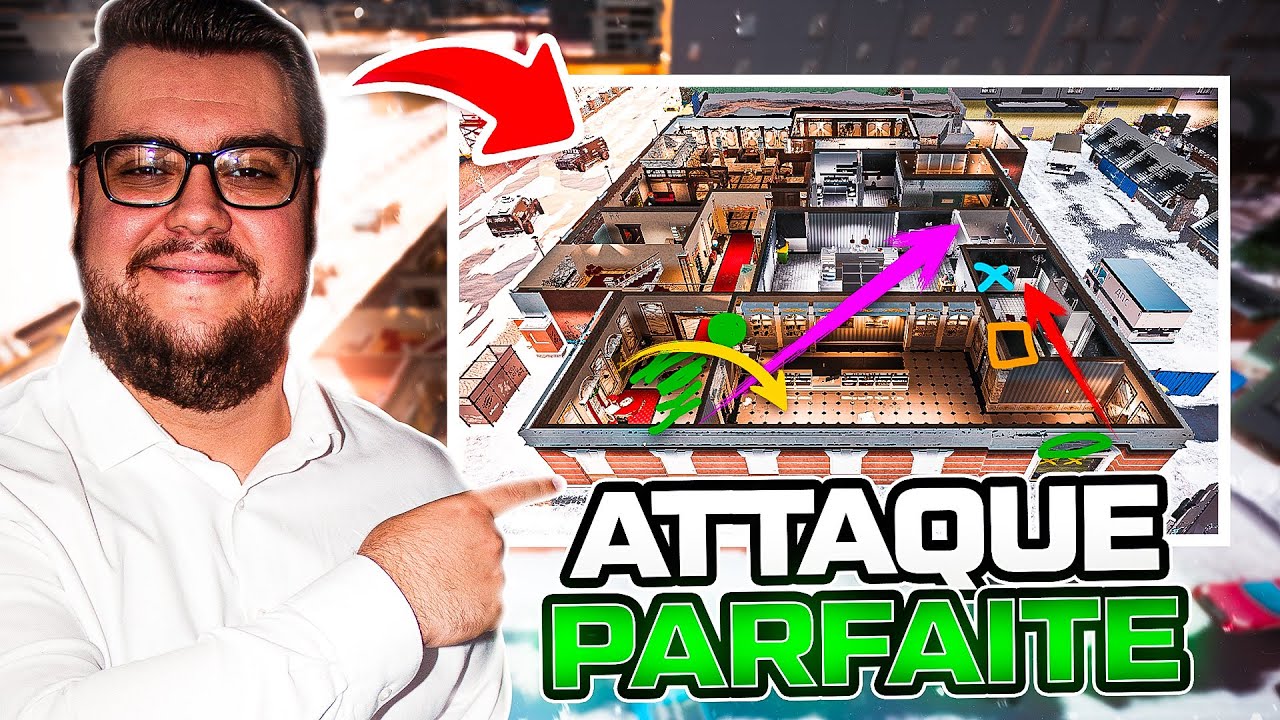 L'attaque PARFAITE sur Caf&eacute; - Rainbow Six Siege (Tactic Room #1)