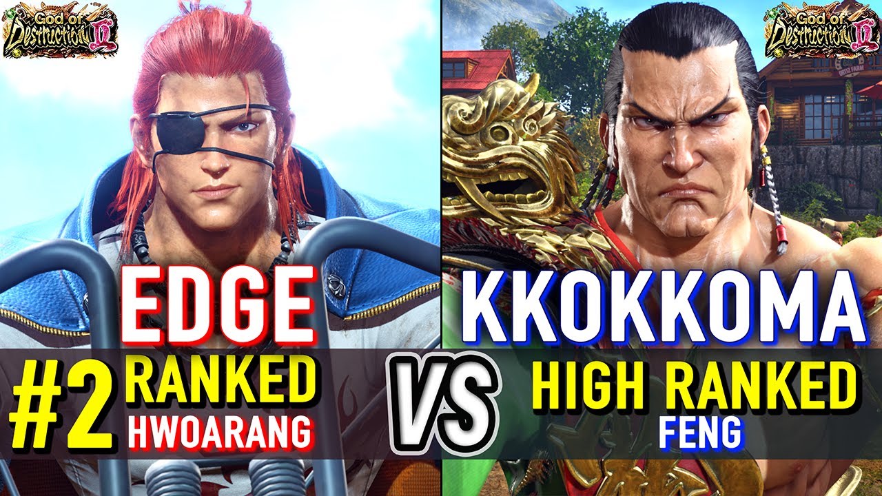 T8 🔥 EDGE (#2 Ranked Hwoarang) vs KKOKKOMA (Feng) 🔥 Tekken 8 High Level Gameplay