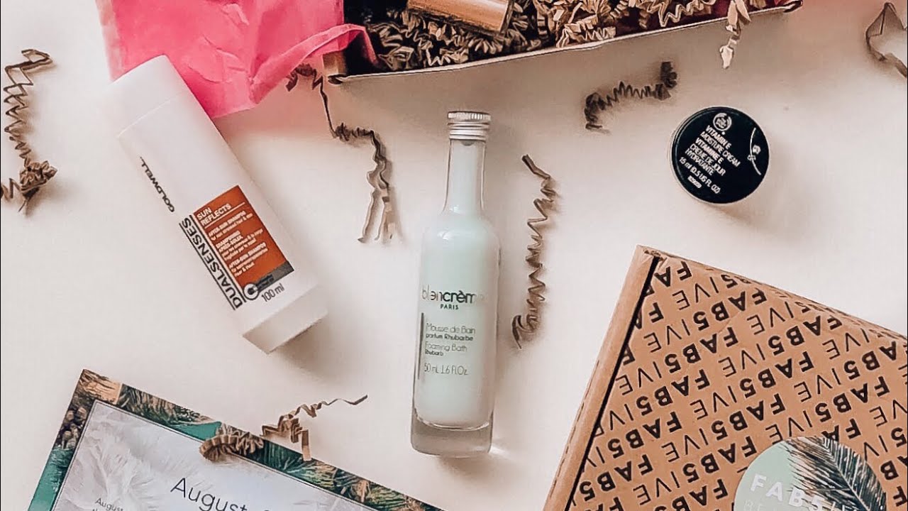 FAB5IVE BEAUTY BOX - August + giveaway (incheiat)