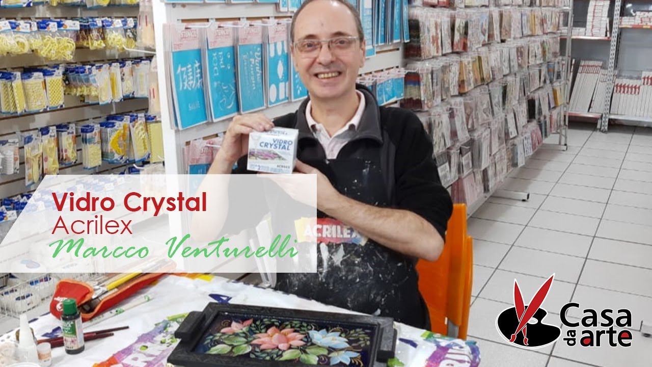 Vidro Crystal Acrilex com Marcco Venturelli