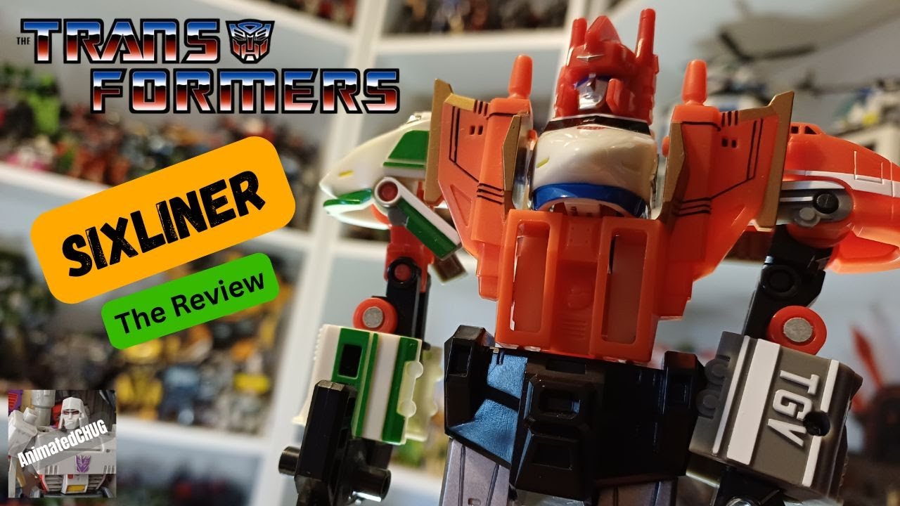 Бой! Суперробот-трансформер! Обзор Sixliner - AnimatedCHUG #transformers