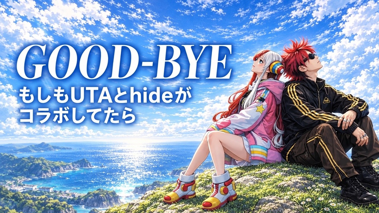 hide×UTA good bye -demo tape style  AI  cover-