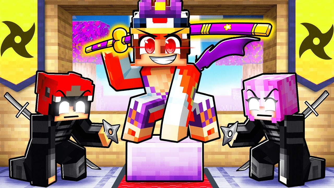Devenir le ROI DES NINJAS sur Minecraft !