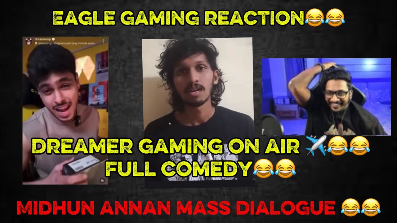 Eagle Gaming Reaction 😂 | Midhun Annan Videos
