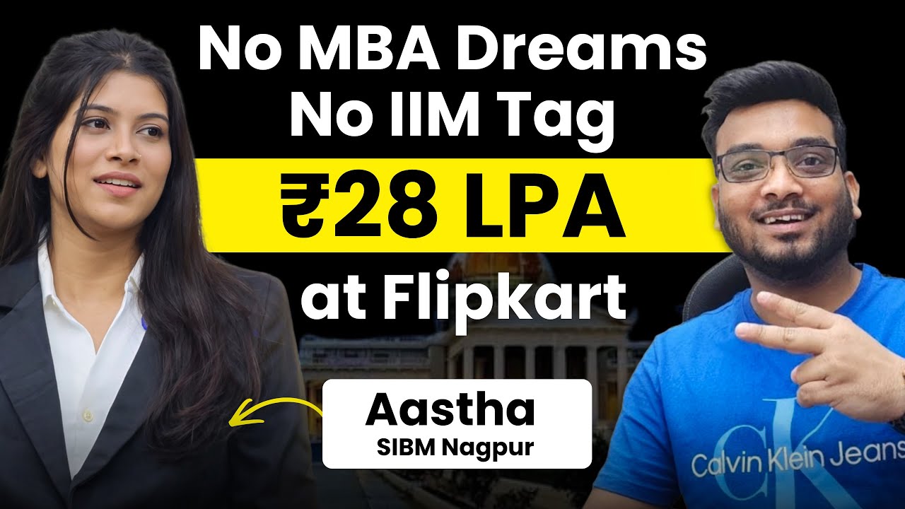 She NEVER Wanted to Do an MBA… Now She’s at Flipkart with ₹28 LPA 😳