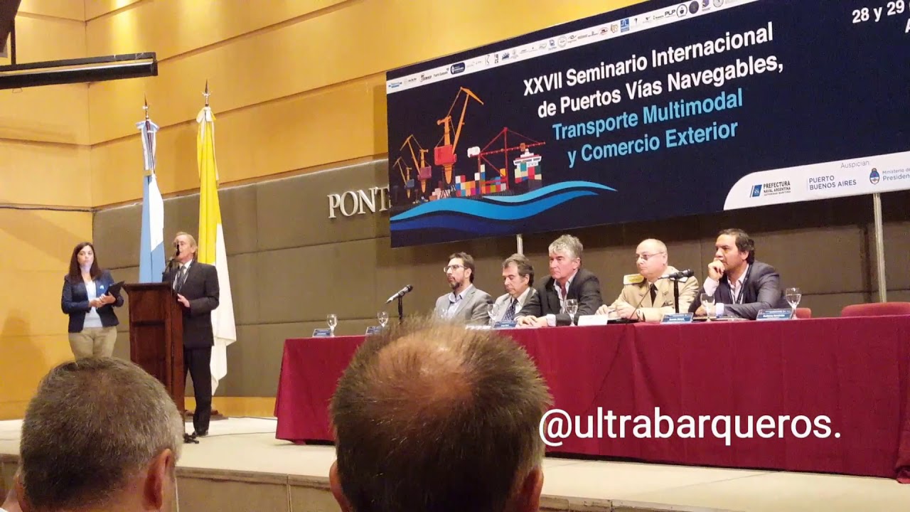 XXVII SEMINARIO INTERNACIONAL PUERTOS VÍAS NAVEGABLES - Habla Guillermo HERNÁNDEZ - UCA - 28.11.2017