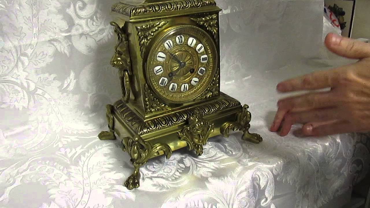 How to put a French clock into balance.