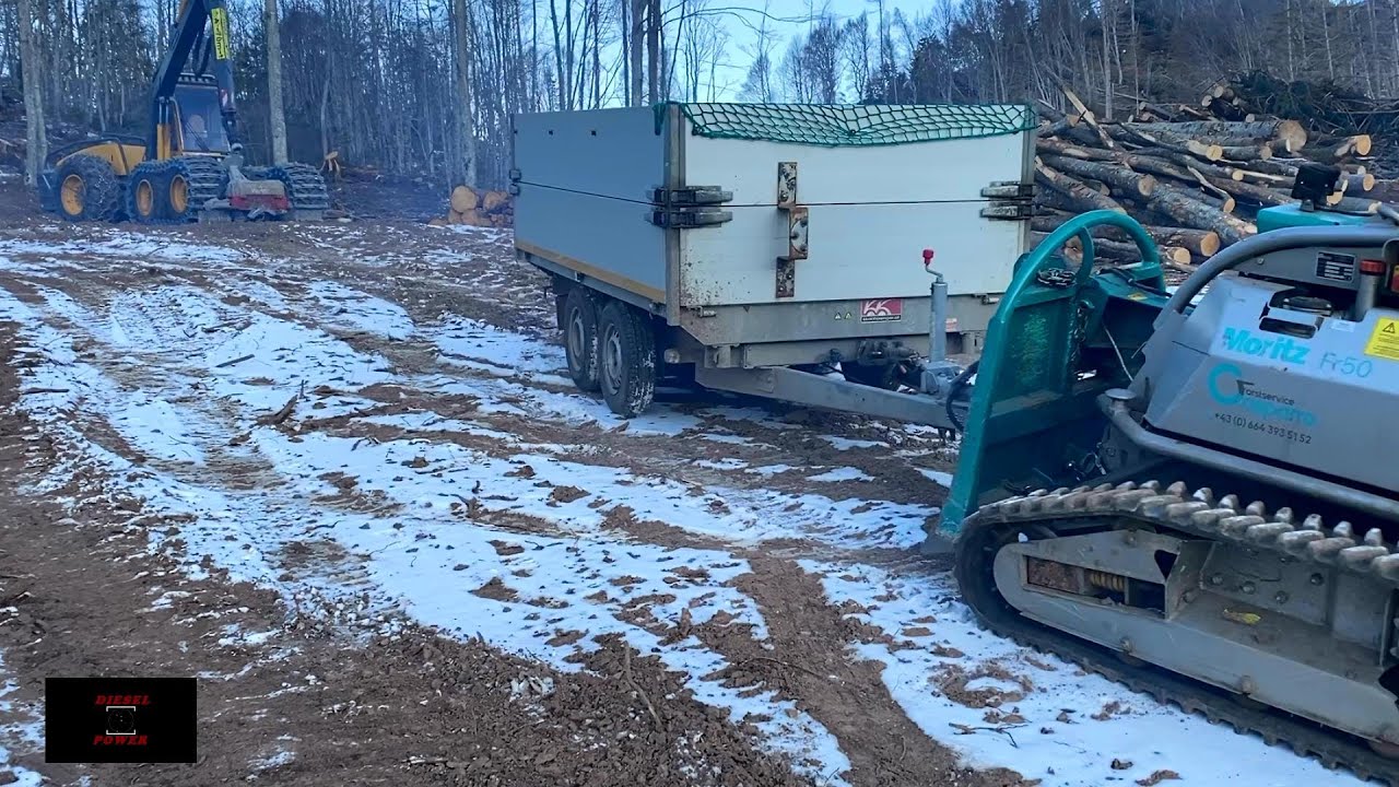 Überstellung zur nächsten Baustelle 》 On the Road 》 Pfanzelt Moritz Fr 50 》 John Deere 1410