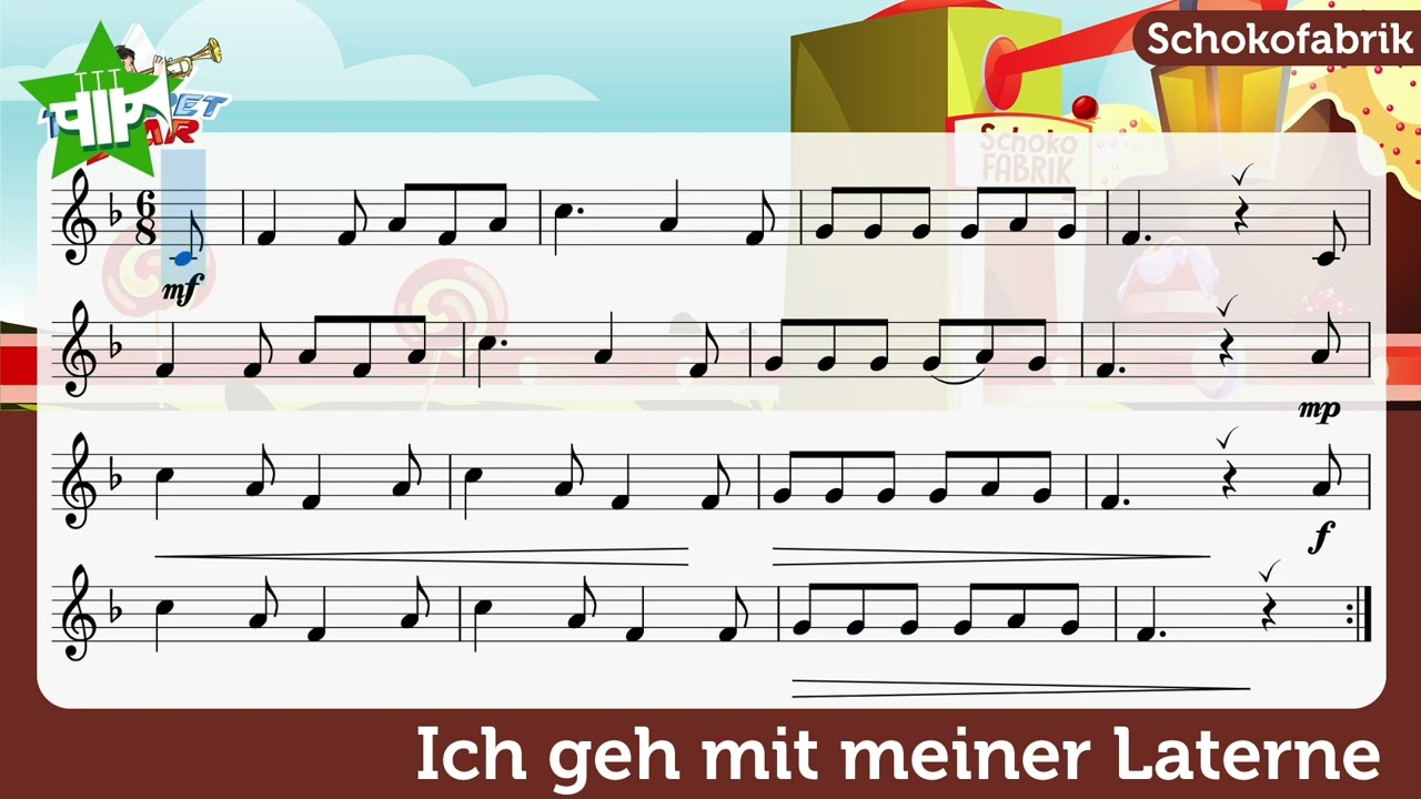 Ich geh mit meiner Laterne - Trumpet Play Along