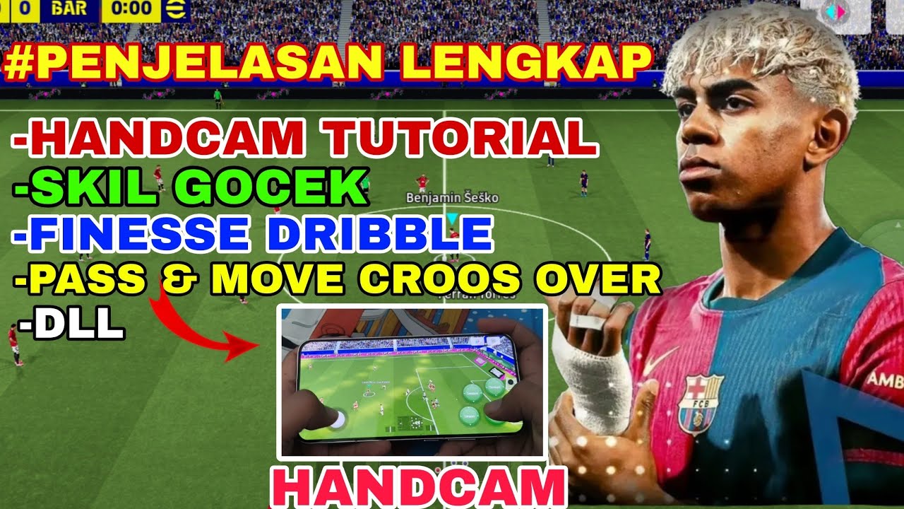 DI JAMIN PEMULA LANGSUNG JADI PRO PLAYER TEKNIK DASAR BERMAIN EFOOTBALL 26 MOBILE