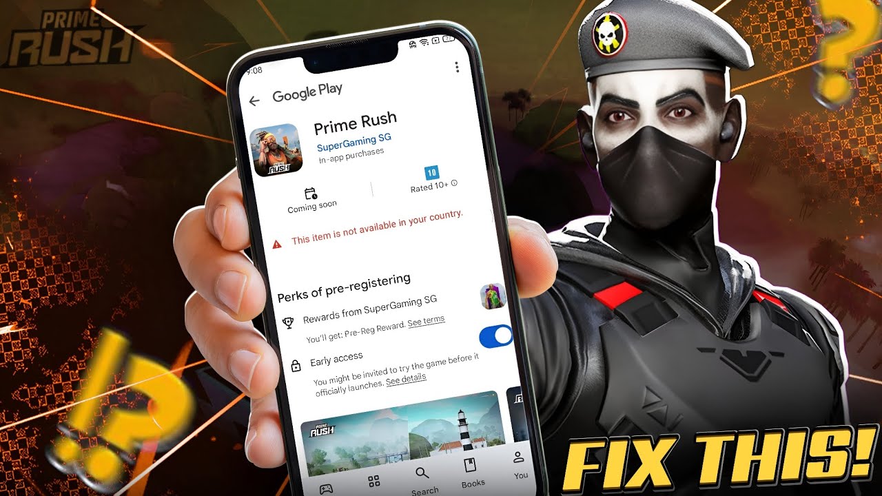 DOWNLOAD PRIME RUSH IN SINGLE CLICK | FIX PTIME RUSH NOT SHOWING ON PLAYSTORE!