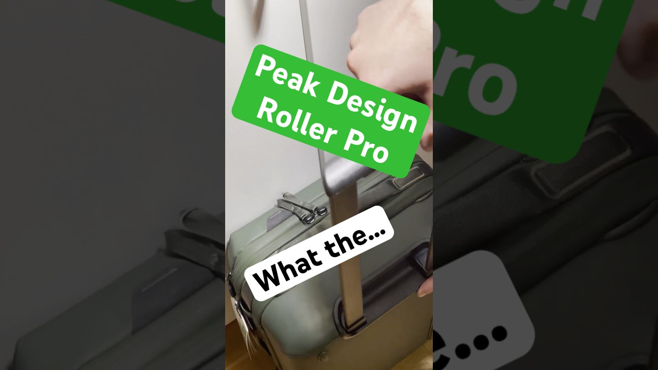 Did Peak Design Scam Me? Roller Pro = Standard Cheap Suitcase but for 600€?! 