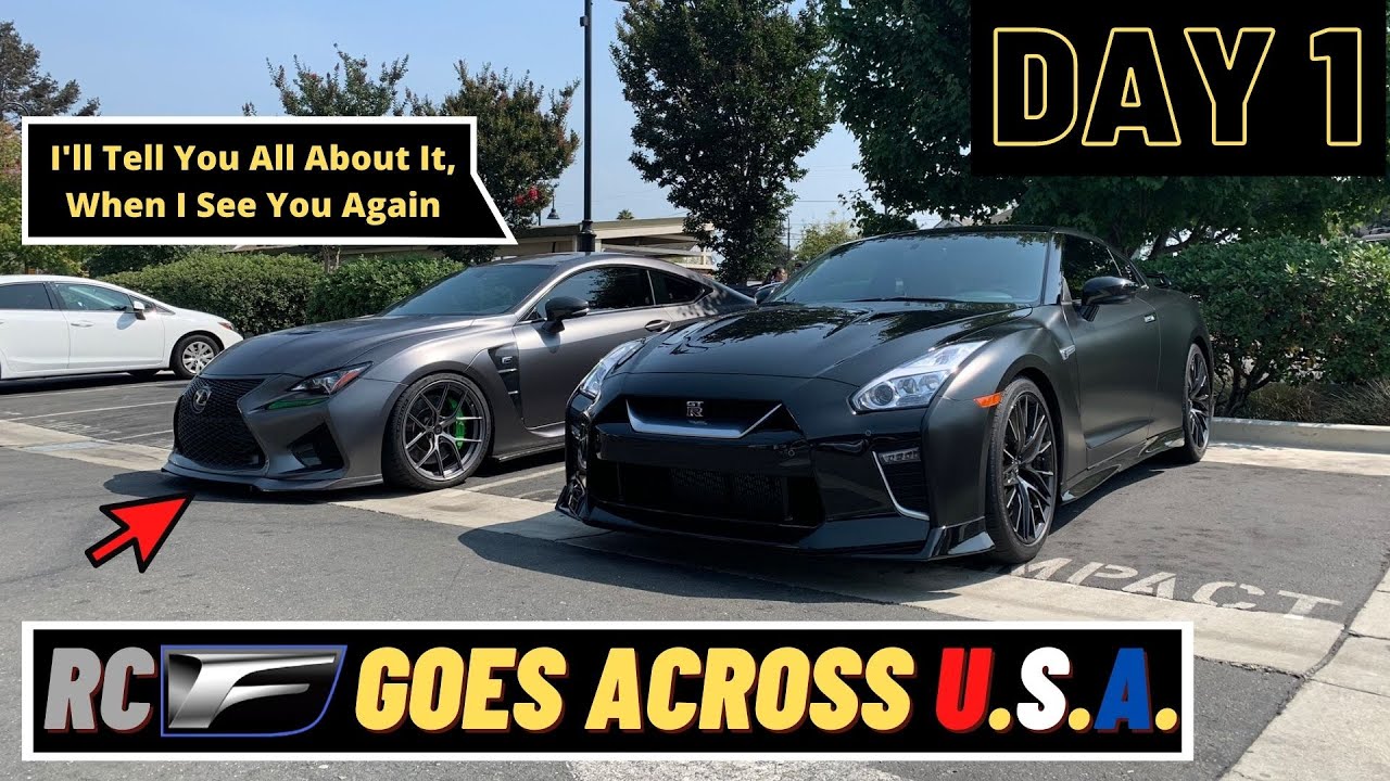 Found A Rare Lexus On My Trip Across The US In My Lexus RCF | RCF Across USA Day 1