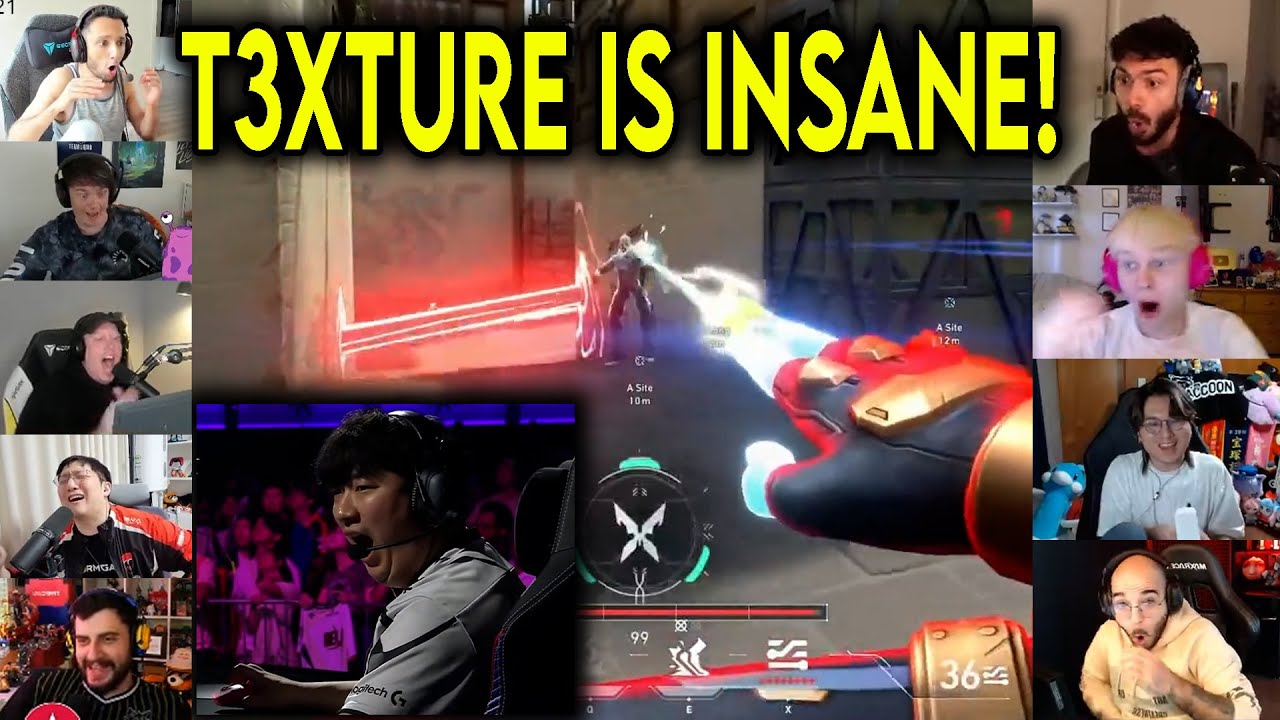 Valorant Streamers Reacts To GENG T3xture Insane 4k CLUTCH Against Fnatic In Masters Toronto