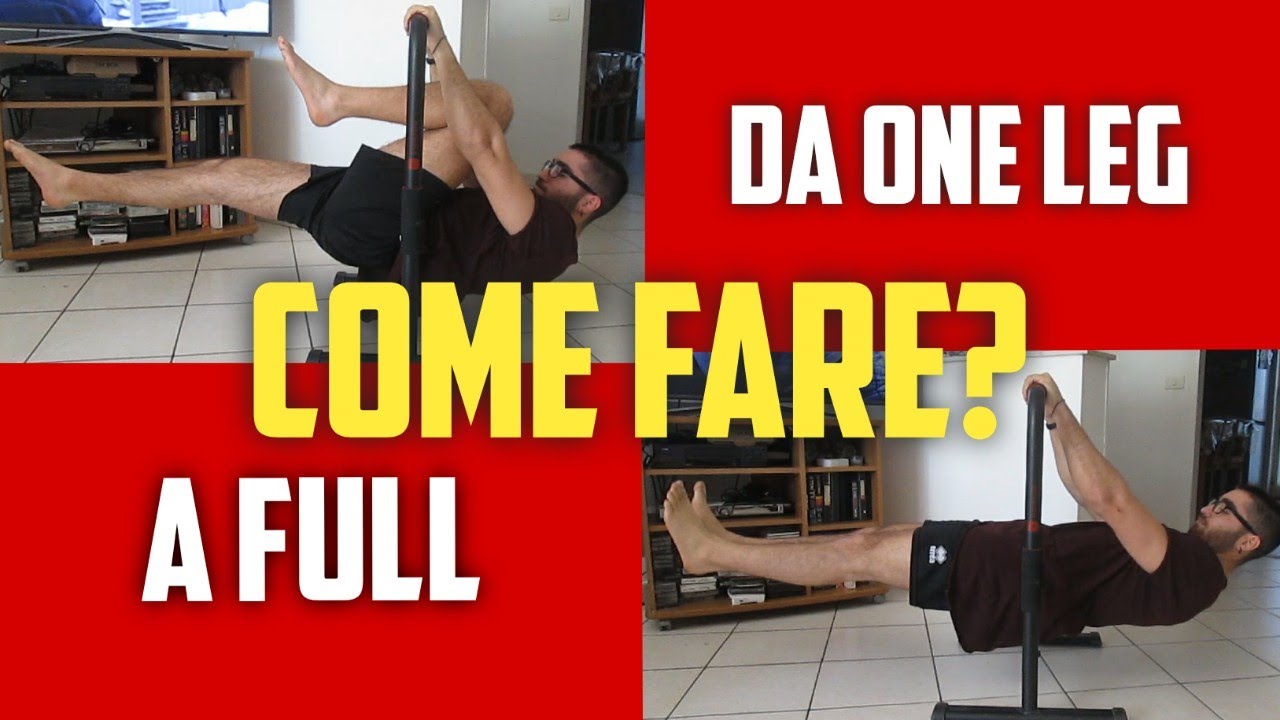 COME PASSARE DA ONE LEG A FULL FRONT LEVER