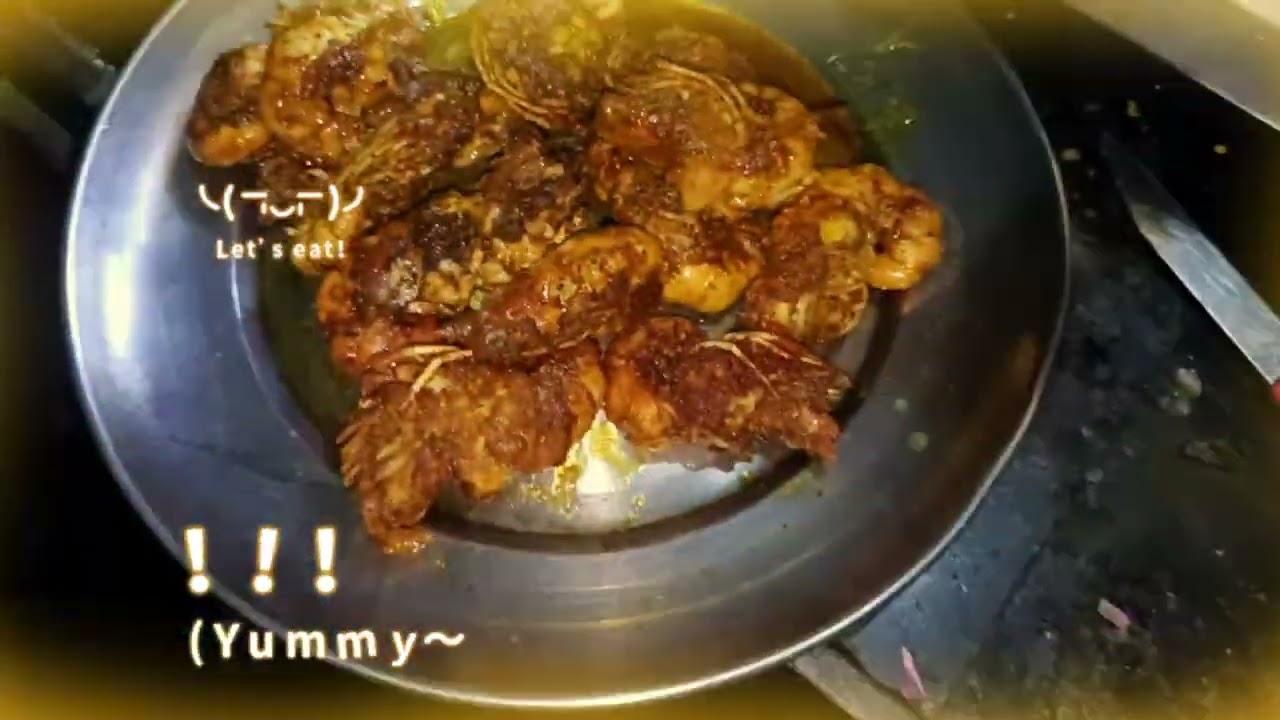 prawan fry 🍤🦐 made by me