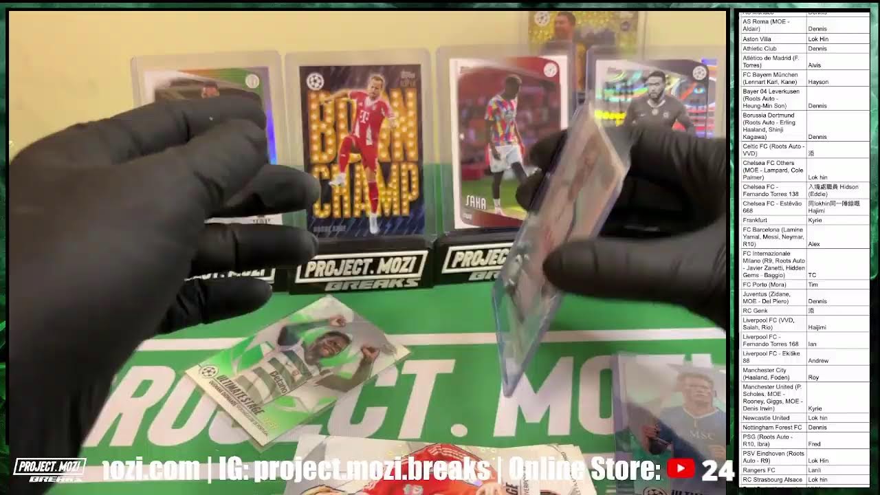 Project Mozi Breaks: TOPPS UCC, TC BKB, TC F1, Marvel Sapphire Pt.2 and more #cardbreaks