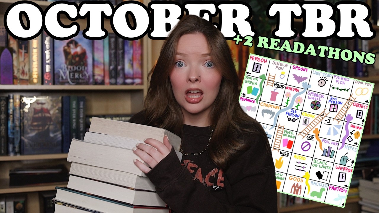 can I read this many books in October? 👻 October tbr game, snakes and tbr stacks!