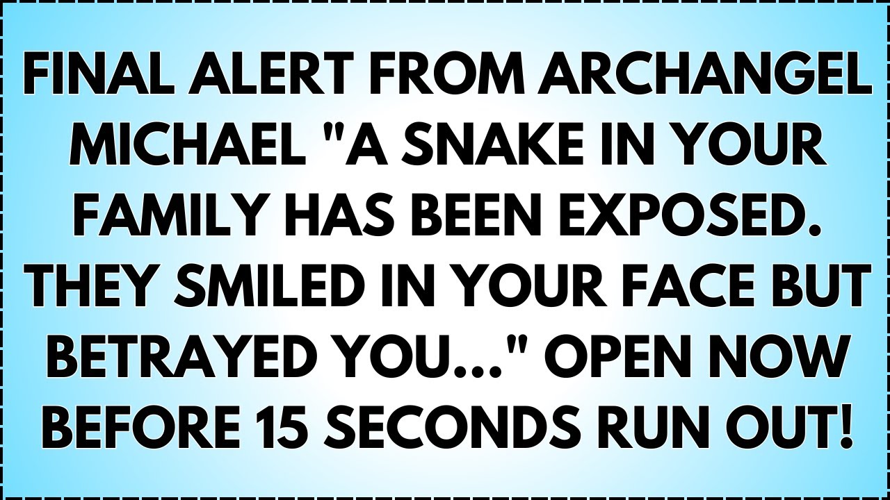📜FINAL ALERT FROM ARCHANGEL MICHAEL 