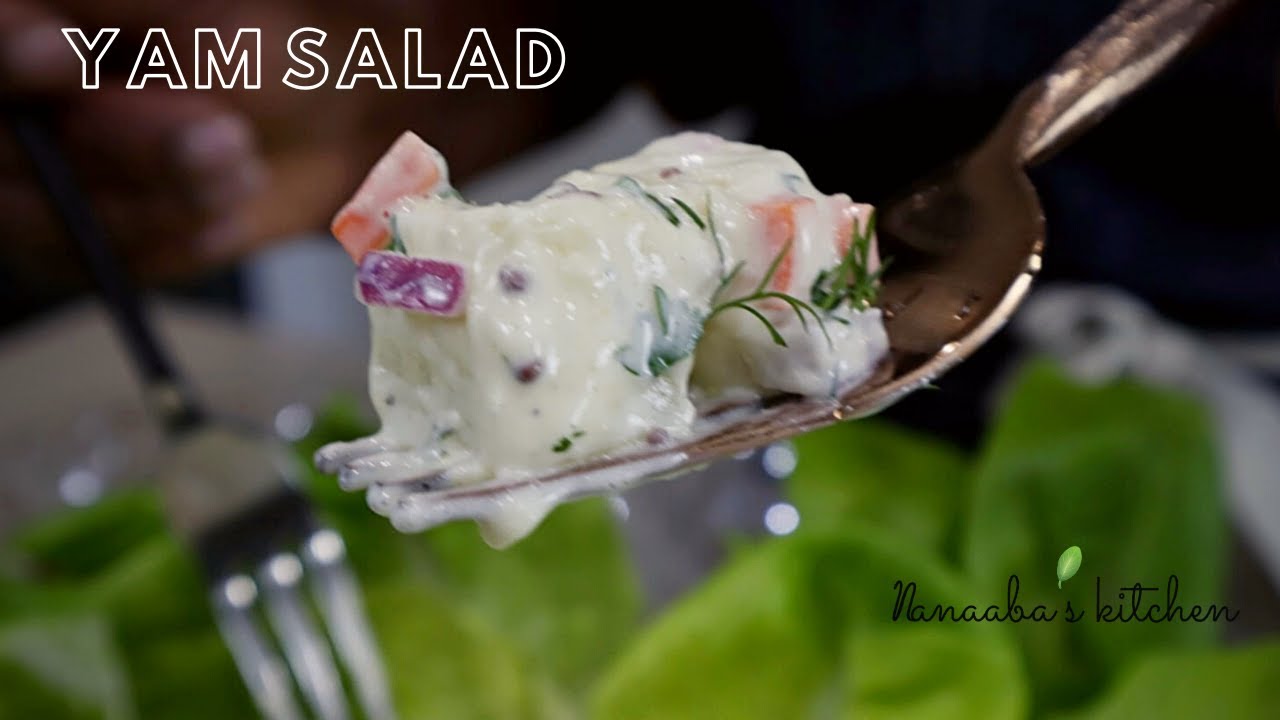 Ghana 🇬🇭 yam salad. Better than potato salad