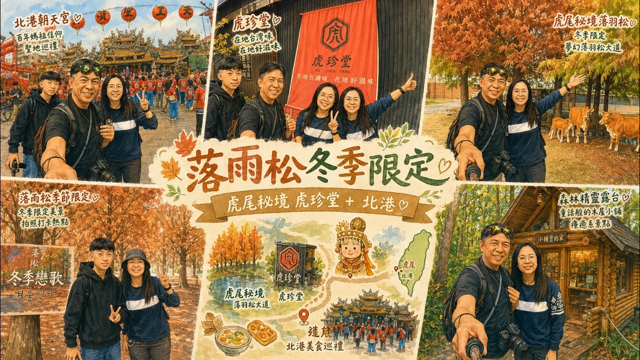 新秘境 vs 老派旅行   「落羽松堀頭28秘境」｜北港朝天宮